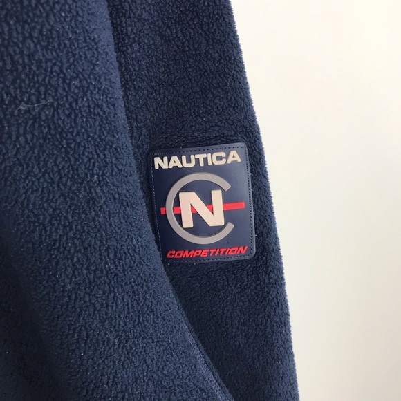 SALE Nautica Competition Fleece Spell Out Pullover - Picture 3 of 7